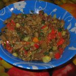 Быстрая закуска из баклажанов в духовке