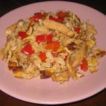 Творожные блины с бананом и яблоком