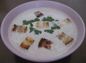 Крем-суп с шампиньонами