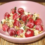Паста с творогом и шпинатом