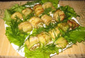"Язычки" из кабачков