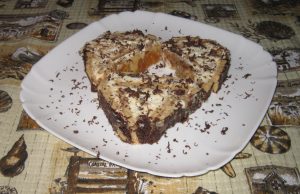 Десерт "Шалаш" из творога и печенья