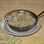 Овощной суп на перепелином бульоне