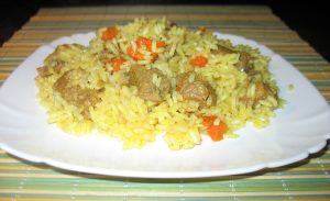 Плов из баранины в казане